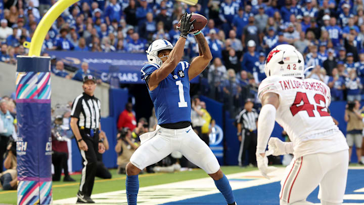 Josh Downs of the Indianapolis Colts