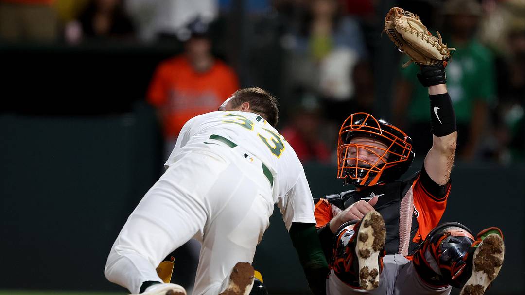 Baltimore Orioles catcher Maverick Handley could give the Braves some valuable depth behind the dish