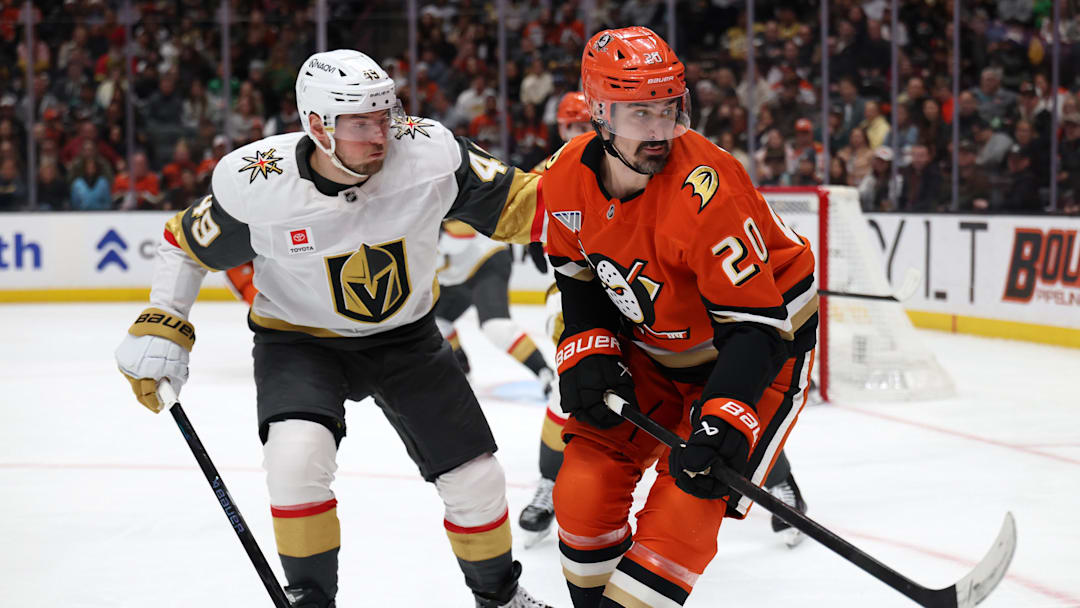 Ivan Barbashev and Chris Kreider during the game