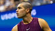 Carlos Alcaraz arrived at Flushing Meadows sporting an unusually short haircut. 