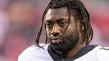 Chicago Bears defensive end Tanoh Kpassagnon (90) during his time with the New Orleans Saints after the game against the San Francisco 49ers at Levi's Stadium.