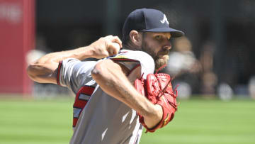 Atlanta Braves pitcher Chris Sale (51) delivers against the Chicago White Sox.