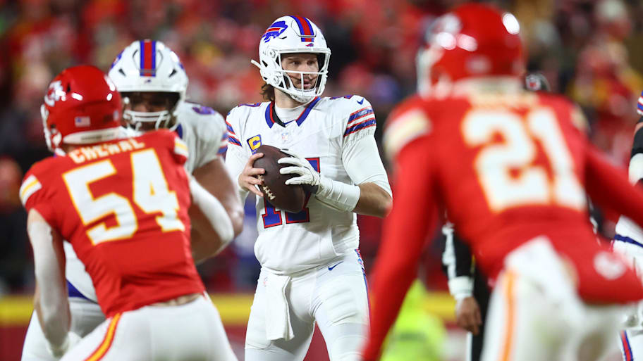 The Chiefs have defeated the Bills four times in the past five NFL postseasons. | Mark J. Rebilas-Imagn Images