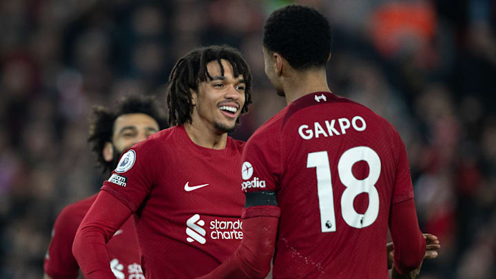 Cody Gakpo, Trent Alexander-arnold, Joel Matip Cody Gakpo, Trent Alexander-arnold, Joel Matip
