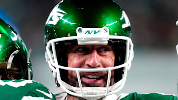 New York Jets quarterback Aaron Rodgers