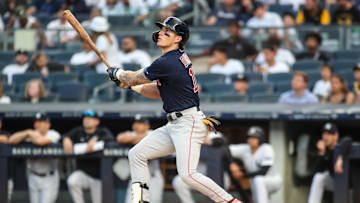 Aug 18, 2023; Bronx, New York, USA;  Boston Red Sox center fielder Jarren Duran (16)