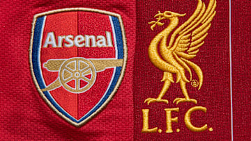 The Liverpool and Arsenal Club Crests