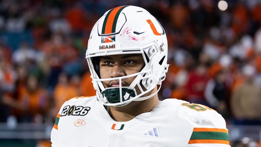 Miami Hurricanes offensive lineman Francis Mauigoa Miami Hurricanes offensive lineman Francis Mauigoa