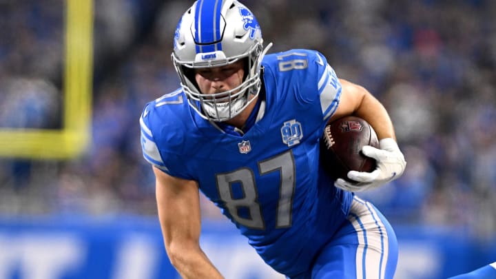 Detroit Lions tight end Sam LaPorta