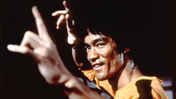 On the set of 'Game of Death'