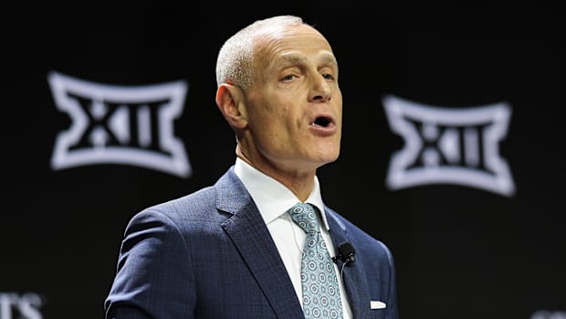 Commissioner Big 12 Brett Yormmark during the media day in October 2024.