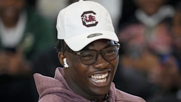South Carolina football receiver Nyck Harbor