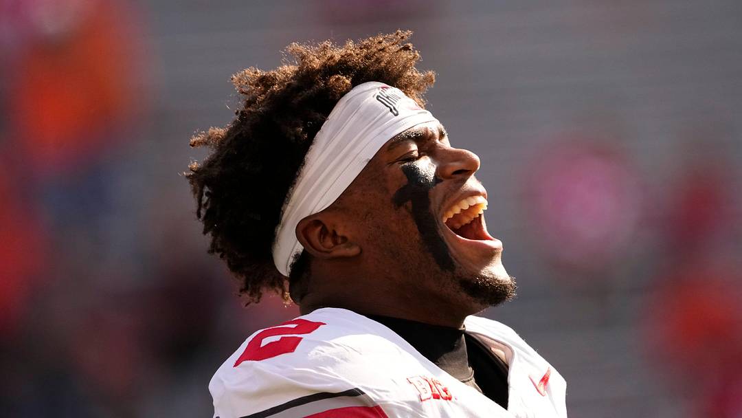 Ohio State Buckeyes defensive back Caleb Downs