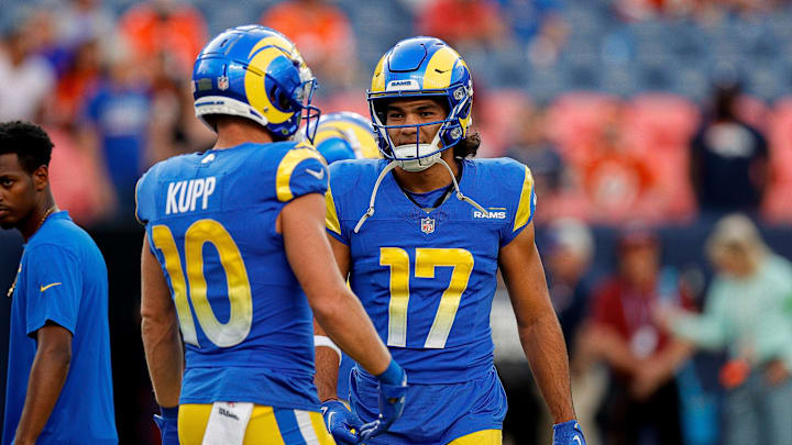 Los Angeles Rams wide receiver Puka Nacua (17) and wide receiver Cooper Kupp.