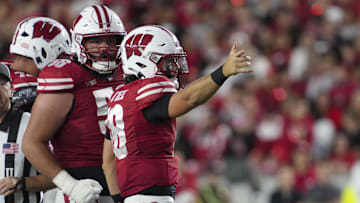 Danny O'Neil, Wisconsin Badgers. (Mandatory Credit: Jeff Hanisch-Imagn Images)