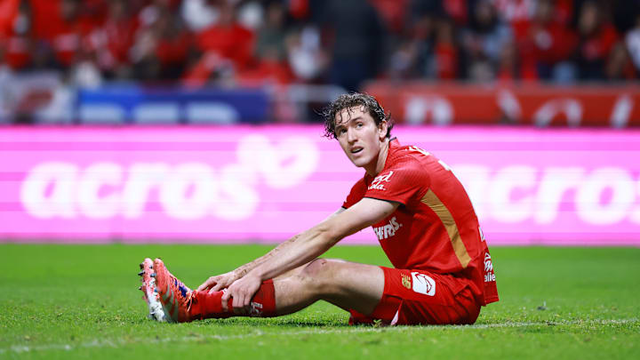 Grave lesión de Marcel Ruiz; Toluca confirma ruptura de ligamento cruzado