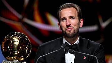 Harry Kane mit dem Ballon d'Or Harry Kane mit dem Ballon d'Or