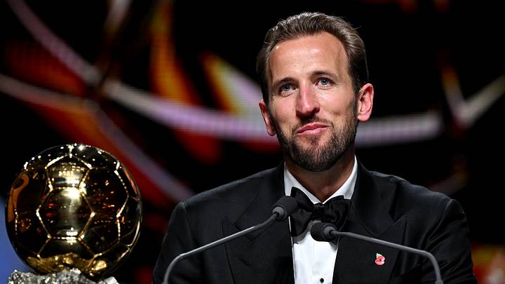 Harry Kane mit dem Ballon d'Or Harry Kane mit dem Ballon d'Or