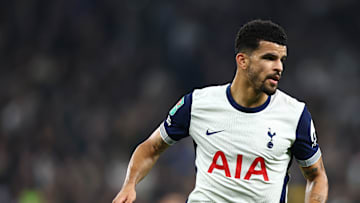 Dominic Solanke during the win over Manchester City 