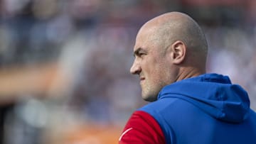 Giants interim head coach Mike Kafka  