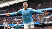 Phil Foden ouvre le score face à Newcastle United.