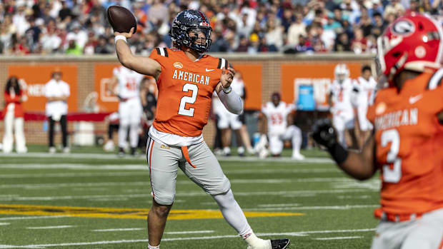 quarterback Jaxson Dart of Ole Miss 