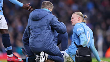 Haaland picked up an injury