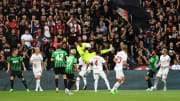 Azione di gioco di Sassuolo-Milan