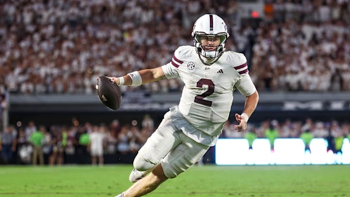 The Mississippi State Bulldogs and quarterback Blake Shapen are perfect against the spread this season.