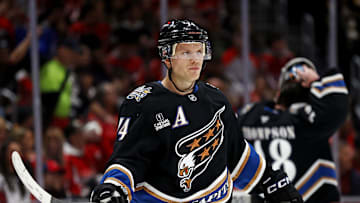 John Carlson, Washington Capitals Mandatory Credit: Peter Casey-Imagn Images
