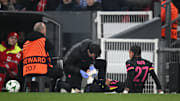 Malo Gusto was forced off after just 25 minutes on Thursday