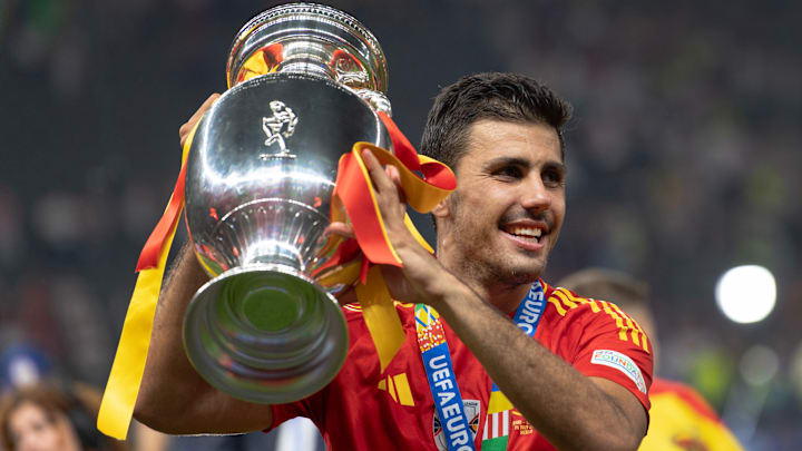 Rodri lifted Euro 2024 with Spain over the summer