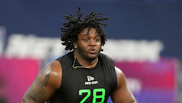 Armand Membou draft stock rose the highest after his NFL Combine performance on Sunday