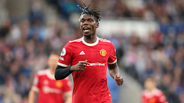 Pogba is out of contract at the end of the season