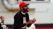 Palm Bay girls basketball head coach EJ Murray coaches his team against Bishop Moore in the Region 1 finals of the FHSAA Class 4A girls basketball tournament Friday, February 21, 2025. Craig Bailey/FLORIDA TODAY via USA TODAY NETWORK