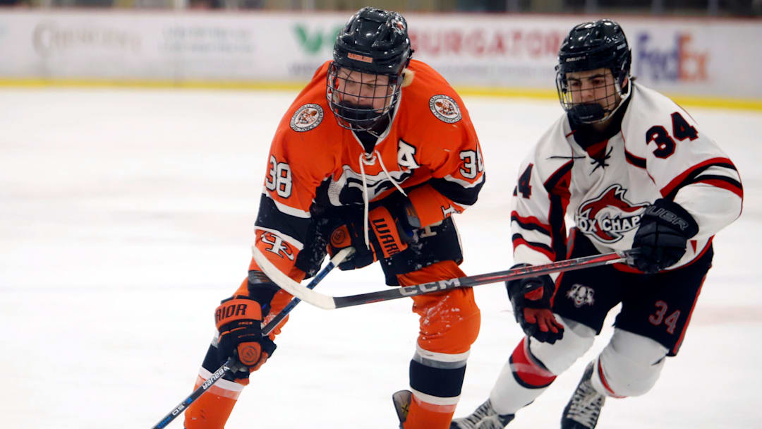 Cathedral Prep and Fox Chapel battled in the 2025 Class 2A Penguins Cup final at the UPMC Lemeiux Complex. Cathedral Prep and Fox Chapel battled in the 2025 Class 2A Penguins Cup final at the UPMC Lemeiux Complex.