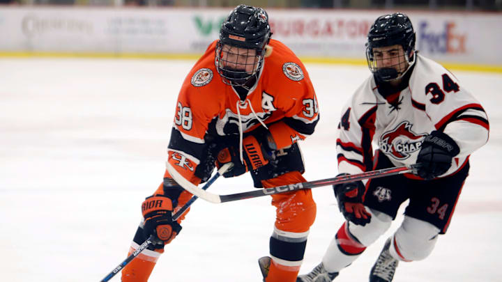 Cathedral Prep and Fox Chapel battled in the 2025 Class 2A Penguins Cup final at the UPMC Lemeiux Complex. Cathedral Prep and Fox Chapel battled in the 2025 Class 2A Penguins Cup final at the UPMC Lemeiux Complex.