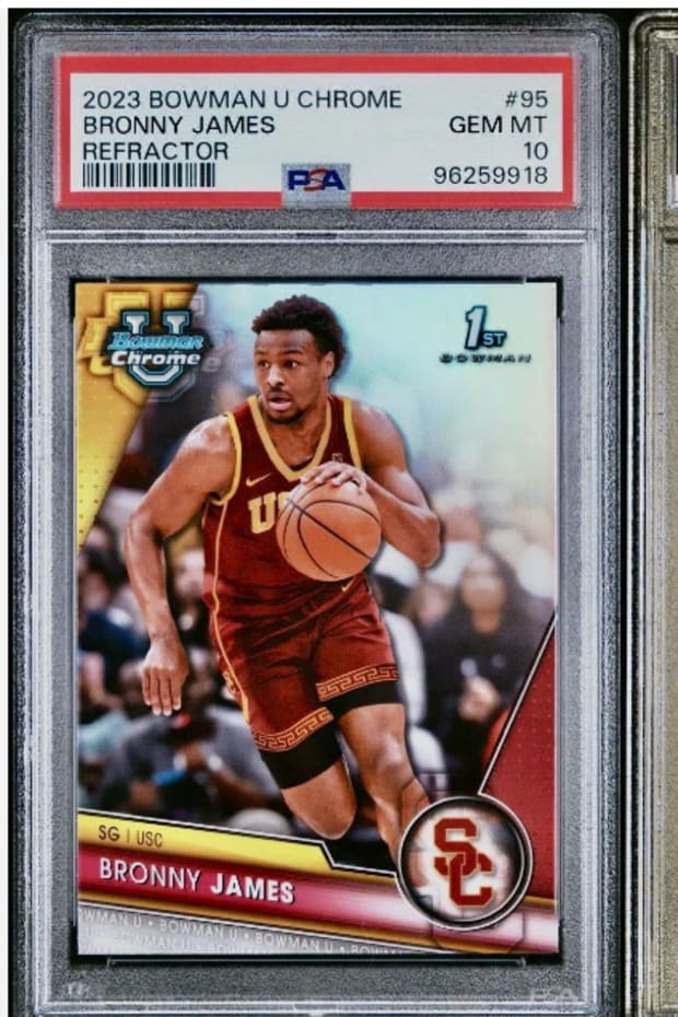 basketball lebron james bowman gold rookie card