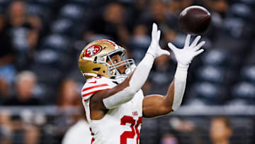 San Francisco 49ers cornerback Darrell Luter Jr. (28)