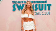 Jena Sims attends the Sports Illustrated Swimsuit 2024 Swim Social Club in New York in May 2025.