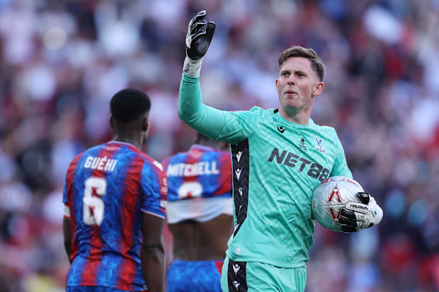 Crystal Palace goalkeeper Dean Henderson