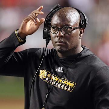 Arkansas-Pine Bluff Golden Lions head coach Alonzo Hampton