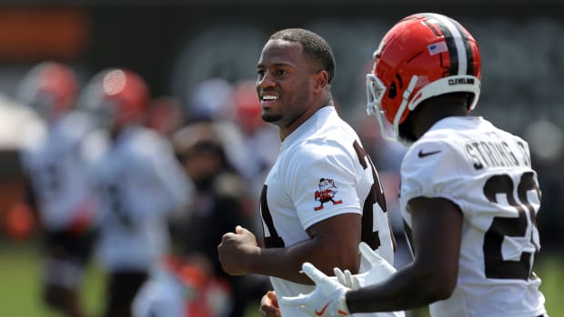 Cleveland Browns running back Nick Chubb