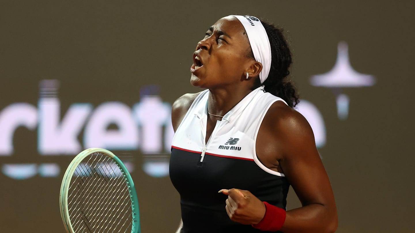 Coco Gauff Defeats Emma Raducanu in Italian Open Last 16