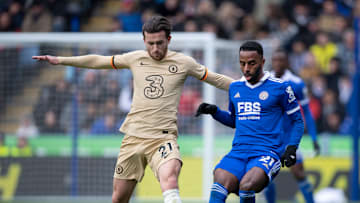 Ben Chilwell di pertandingan vs Leicester City