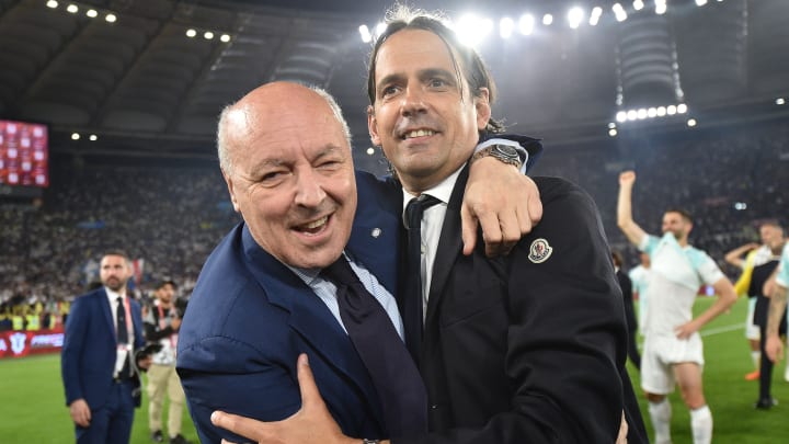 Giuseppe Marotta e Simone Inzaghi