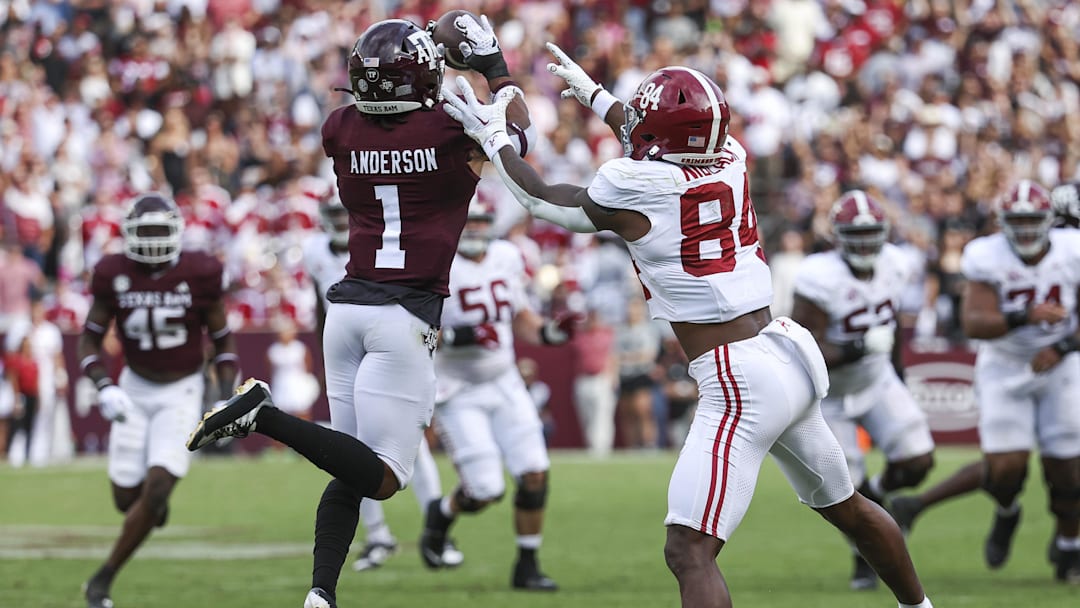 Oct 7, 2023; College Station, Texas, USA; Texas A&M Aggies defensive back Bryce Anderson (1)