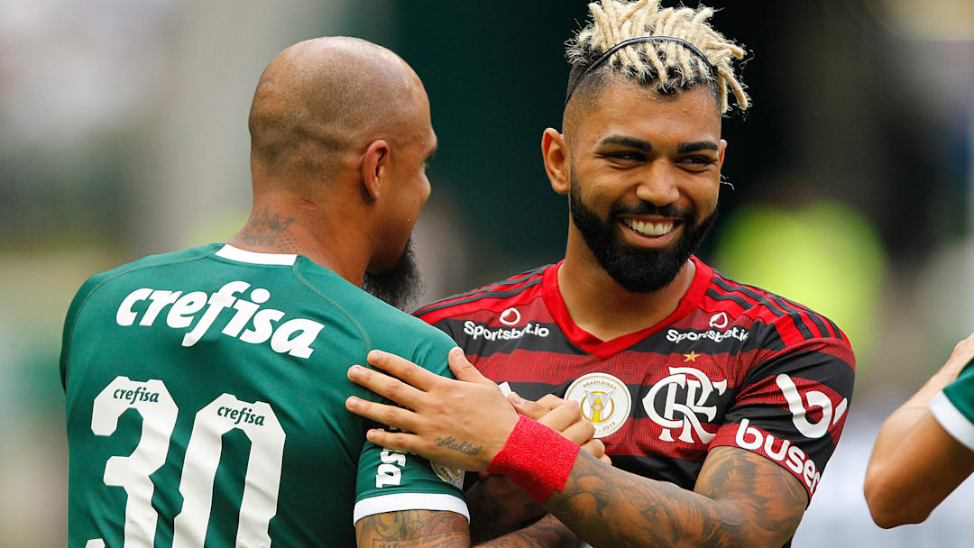 Confira 8 jogadores de Flamengo e Palmeiras que são rivais 