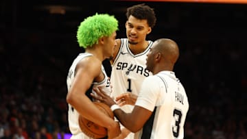 Jeremy Sochan, Victor Wembanyama, Chris Paul, San Antonio Spurs