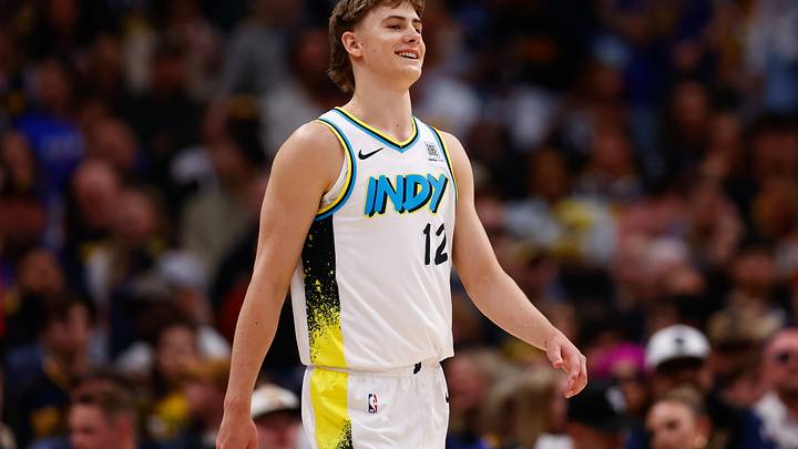 Indiana Pacers wing Johnny Furphy (12).